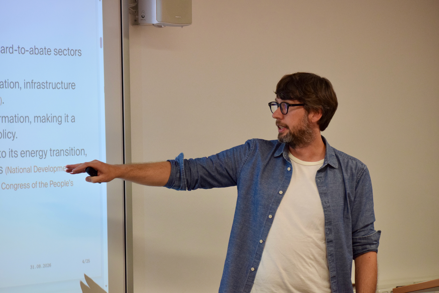 Research presentation at the University of Oldenburg